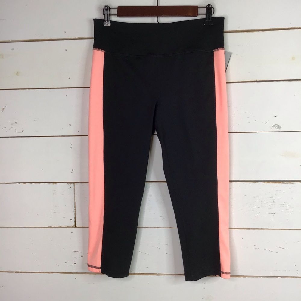 New Ideology Cropped Leggings Pants Color Block